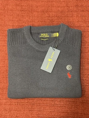 Ralph Lauren Jumper Navy Size M Slim Fit Clearance Price - Image 1 of 4