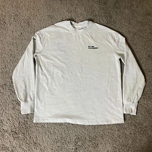 Lululemon Size Large Heavyweight Cotton Crewneck Long Sleeve Shirt Grey - Picture 1 of 6