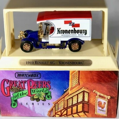 Matchbox Models Of Yesteryear 1910 Renault AG Kronenbourg Int'l Beer YGB07 - Image 1 of 4