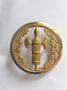 INSIGNE DE BERET DE LA JUSTICE MILITAIRE COINDEROUX PARIS N°2 ETAT SUP - Picture 1 of 2
