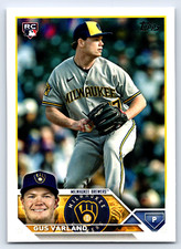 2023 Topps Update #US241 Gus Varland RC Milwaukee Brewers Baseball Card