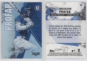 2019 Topps Fire Blue Chip Jurickson Profar #60