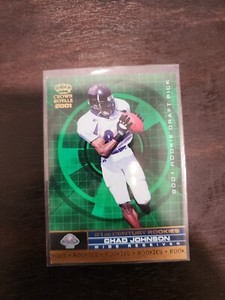 2001 Crown Royal CHAD JOHNSON RC #10 Rookie Draft Pick