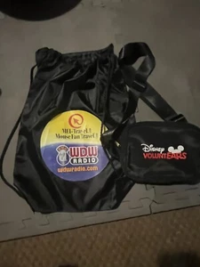 D23 Expo 2024 Taschen Disney Voluntears schwarz Bauchtasche Hüfttasche, WDW Radio Bag - Bild 1 von 7