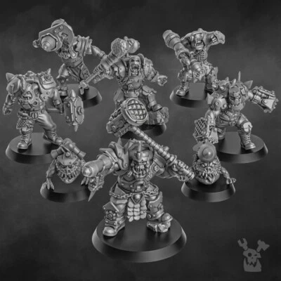 DAKKADAKKA STORE Head Cracker Mob - DakkaDakka/Sci-fi/Fantasy/Tabletop Miniatures