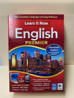 Learn it Now ENGLISH Premier_Language Learning Software By Nova - Image 1 of 2