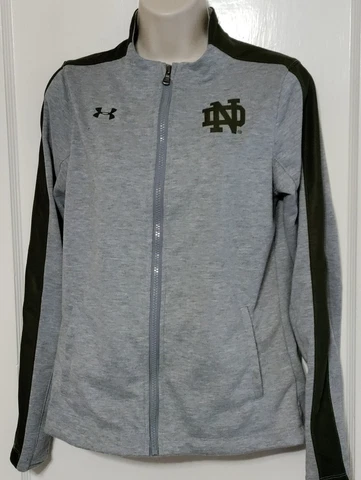 Team Issued Under Armour Notre Dame Jacket 2016 Shamrock Series Medium Cover