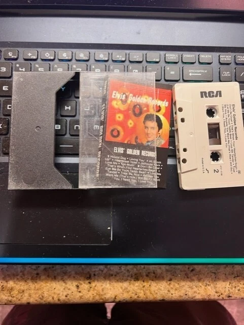 Cassette Tape   elvis golden records - Image 1 of 1