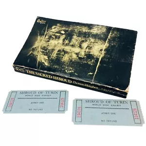 Das heilige Grabtuch Vintage 1978 PB Buch enthält Grabtuch von Turin Ausstellungstickets - Bild 1 von 4