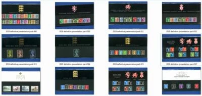 GB 1983 - 2009 Definitive and Regional Presentation Packs  Stamp Packs 1 - 59 - Image 1 of 3