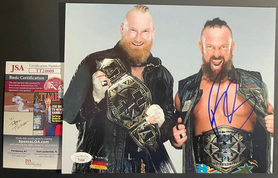 IMPACTO Lucha Libre Eric Young Firmado 8x10 Foto Autógrafo WWE Sanity Certificado de Autenticidad JSA Foto 1 de 1