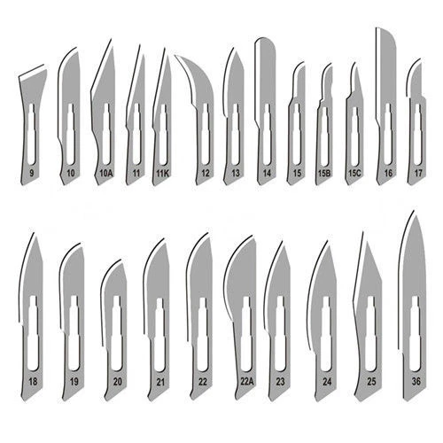 5000 PCS  SURGICAL STERILE SCALPEL HANDLE BLADES #20 SURGICAL BLADES  - Image 1 of 1