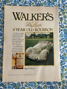 Pubblicità vintage 1976 Walker’s DeLuxe 8 anni stampa borbonica - solo annuncio - Foto 1 di 7