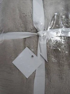 Pottery Barn Cozy Cloud Plush Throw, 50" x 60" Taupe Color New - Picture 1 of 5