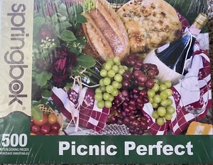 🧩 SELTENES neues Springbock Picknick perfekt 500-teiliges Puzzle 2010 versiegelt - Bild 1 von 6