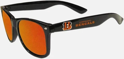 CINCINNATI BENGALS WAYFARER REFECTION SUNGLASSES UV400 AND W/FREE POUCH/BAG NEW Cover