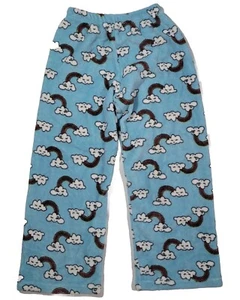 Pantalones de pijama Pixie Lane niñas 11/12 acogedores de felpa polar nube arco iris - Imagen 1 de 6