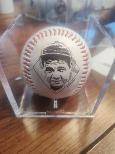 Babe Ruth Fotoball Avon Retrato Edición Conmemorativa RECUERDO Pelota de Béisbol - Imagen 1 de 4