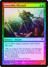 Unearthly Blizzard FOIL Champions of Kamigawa NM Red Common MTG CARD ABUGames