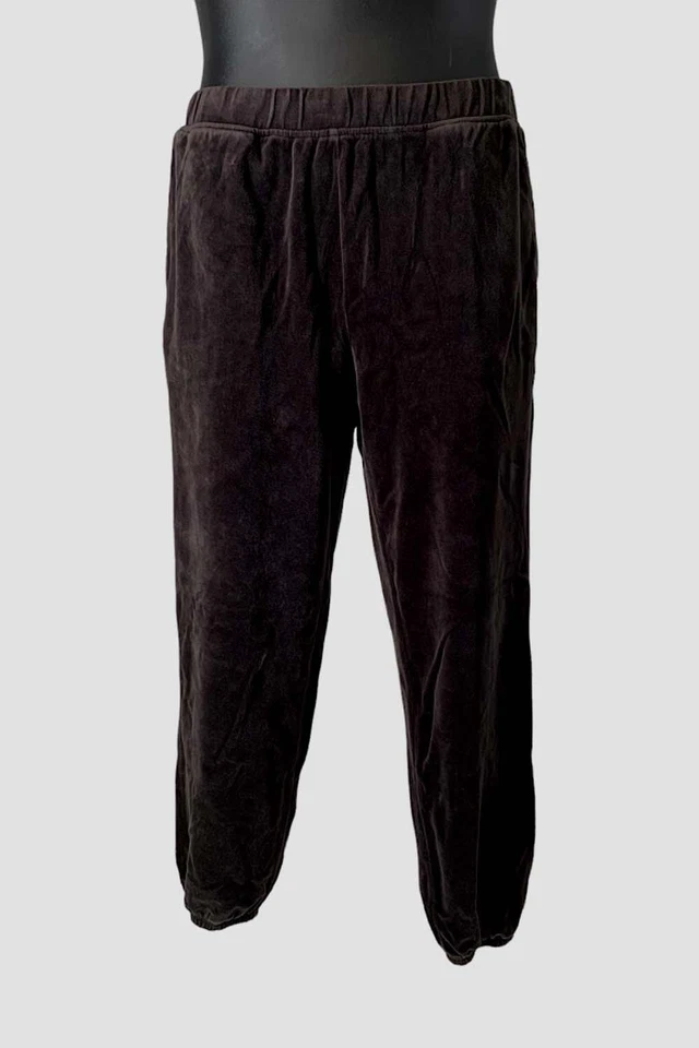 Pantalones de terciopelo teñido de ónix Peace Love World Garment Foto 1 de 1