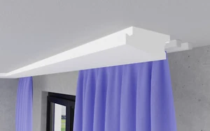 Elhare listello in stucco guida per tenda LED listello da parete bastone per tende indiretto LK10 - Foto 1 di 11