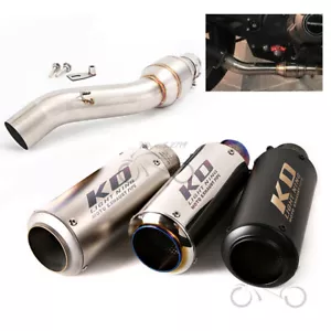For Benelli 302S 2023 2022 2021 2020 2019 Exhaust Mid Tail Pipe Slip on Muffler - Bild 1 von 12