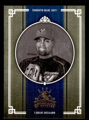 2005  Donruss Diamond Kings Black and White #240 Carlos Delgado Blue Jays - Image 1 of 2