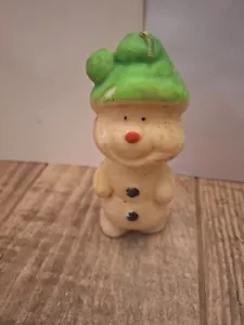 Vintage Snowman Candle - Picture 1 of 3