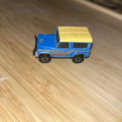  MATCHBOX Land Rover NINETY 90 Blue White 1987 1:62 DIECAST  Car Vintage Macau - Image 1 of 4
