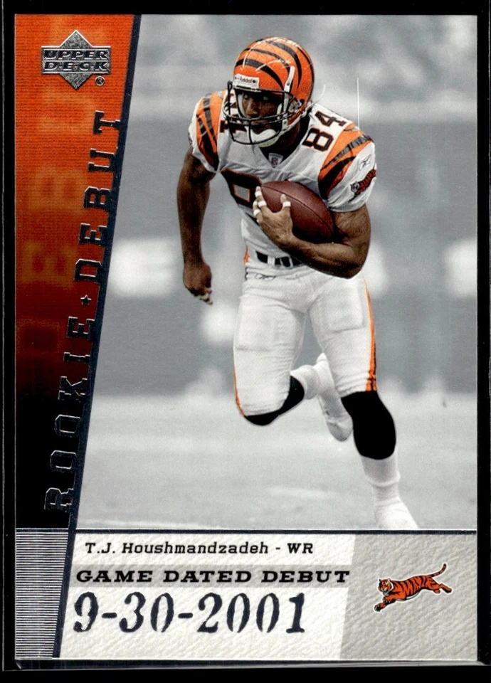 2006 Upper Deck Rookie Debut Game Dated T.J. Houshmandzadeh Cincinnati Bengals - Image 1 of 2