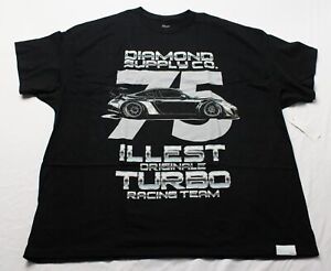 Diamond Supply Co. Men's Illest Turbo Graphic T-Shirt DP3 Black Size 3XL NWT