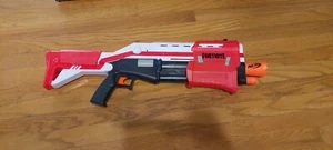 NERF Fortnite Bossmerg-12 TS-1 Mega Dart Pump Blaster Shotgun E6159 - Picture 1 of 1