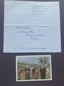 EDWARD ELLIS (†1975) Bischof/bishop Nottingham signed Konvolut Autogramm - Picture 1 of 2