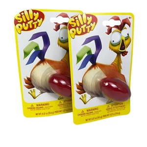 Original Silly Putty by Crayola in a Plastic Egg - Lot of 2 NEW - Picture 1 of 2