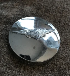 DE COLECCIÓN TAPA TANQUE DE COMBUSTIBLE HARLEY DAVIDSON ESTILO OLDSCHOOL cabeza de pala cabeza de sartén - Imagen 1 de 4