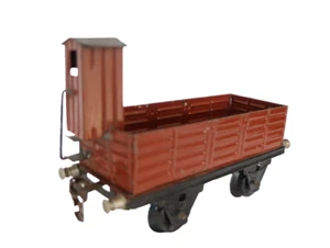 AC4522: Vintage Marklin 0 Gauge Open Wagon with Brake Hut 1917/1 - Picture 1 of 3