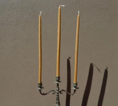 Большие свечи - чистый австралийский пчелиный воск: 3 из 49 x 2 см / конус свечи  - Изображение 1 из 4