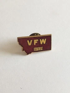 Vintage 1971 VFW Montana State Pin ^ - Bild 1 von 6
