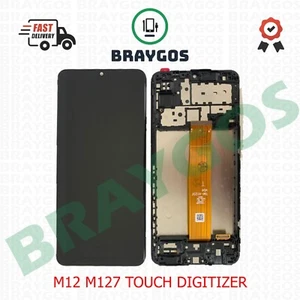 Replacement For Samsung Galaxy M12 SM-M127 LCD Touch Screen Display With Frame - Picture 1 of 3