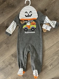 Baby Essentials 2 Piece “ My First Halloween “ Outfit Size 6 Months New - Picture 1 of 3