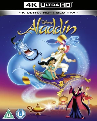 Aladdin (4K UHD Blu-ray) Robin Williams Scott Weinger Linda Larkin Frank Welker - Image 1 of 2
