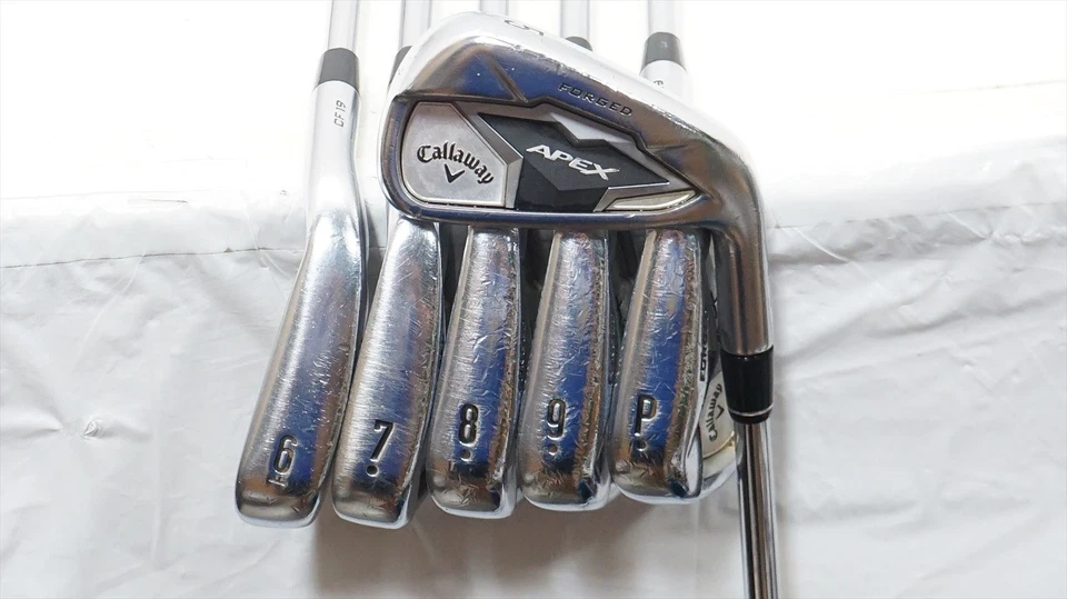 Callaway Apex Pro 19/Apex 19 Iron Set 5-Pw Stiff Modus3 Tour105 0935297 HB4-3-19 - Image 1 of 4