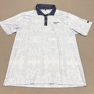 Camisa Polo Bad Birdie Para Hombres 2XL Geométrica Rendimiento Tribal Golf Elastizada - Imagen 1 de 9