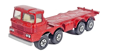 Camión contenedor Matchbox Super Kings K-24 Scammell 1976 color rojo Lesney sin caja Foto 1 de 4