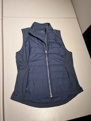 Zero Restriction Jacket Women's Large Tess Vest Storm Blue Primaloft Golf Top - Image 1 of 4