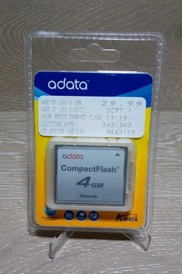 NEW Adata 4GB High Speed CF Compact Flash Genuine Camera Memory Card - Image 1 of 4