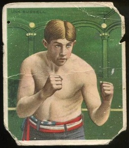 1910 T218 Hassan Campione Atleti - Unk Russell - Boxe - Foto 1 di 2