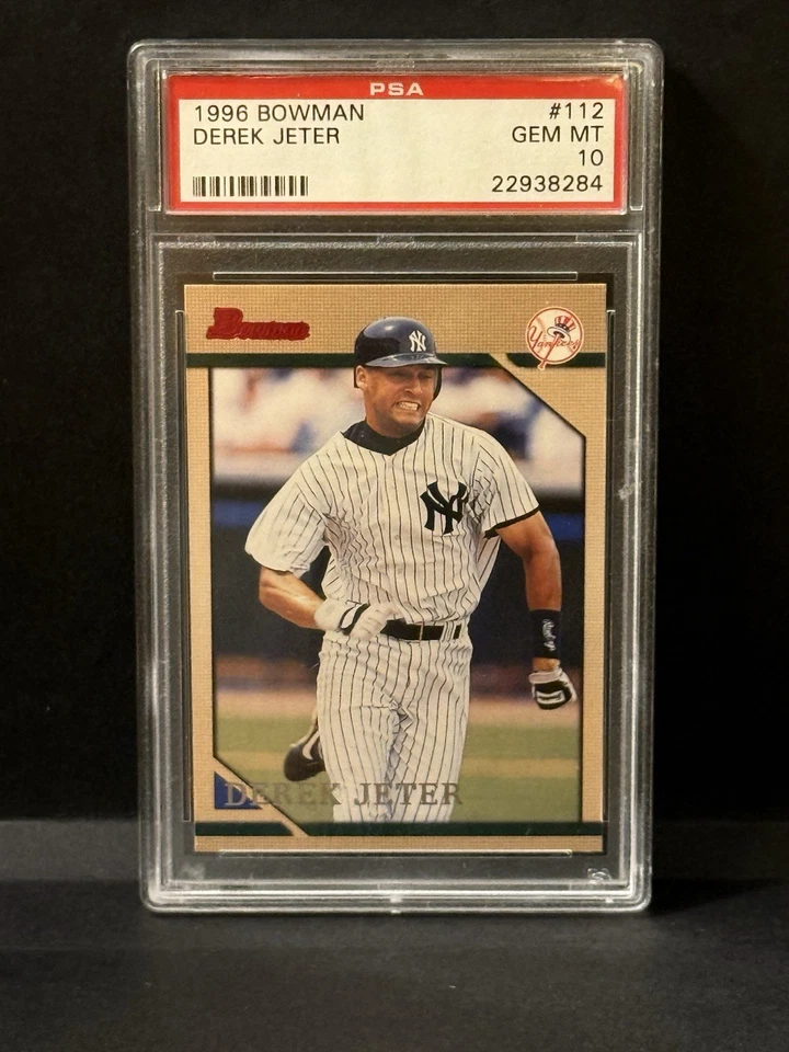 Bowman #112 Derek Jeter Yankees 1996 gema MT PSA 10 Foto 1 de 1