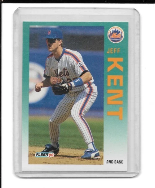 *JEFF KENT* 1992 Fleer Update #U-104 XRC *SAN FRANCISCO GIANTS & NY METS* Foto 1 de 1