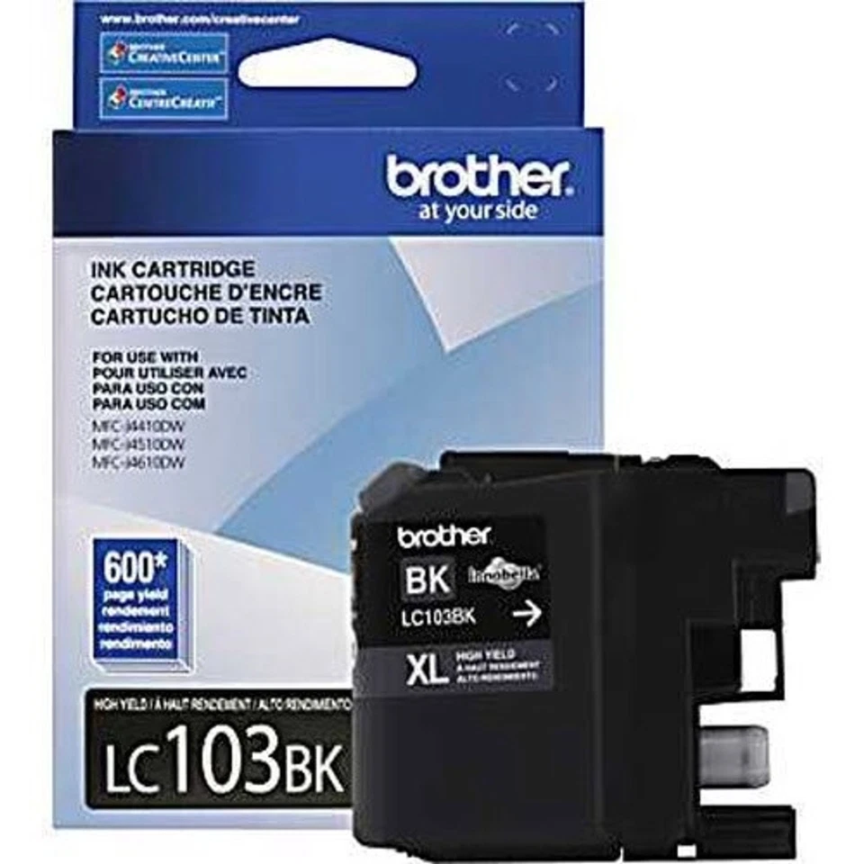 Nuevo Genuino Brother LC103XL Negro MFC-J4610DW Foto 1 de 1